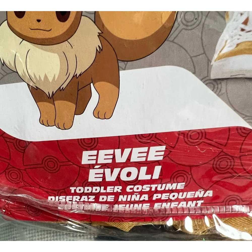 Girl's Pokemon Eevee Tutu Toddler Dress Costume Toddler 2T NEW